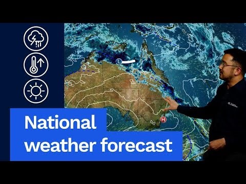 National Weather Forecast: Rain and storms in the north, heating up in the west