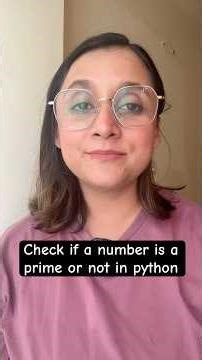Prime Number in Python (Easy Logic for Beginners) | Python Tutorial #primenumbers #learnpython