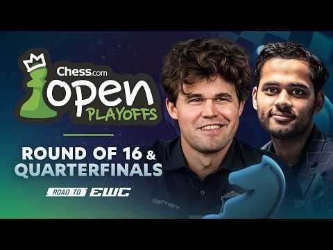 Sindarov is BACK With Carlsen, Arjun, Nihal | Chess.com Open Playoffs Day 1