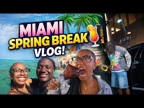 FIRST VIDEO BACK & SPRING BREAK 🌴🎥
