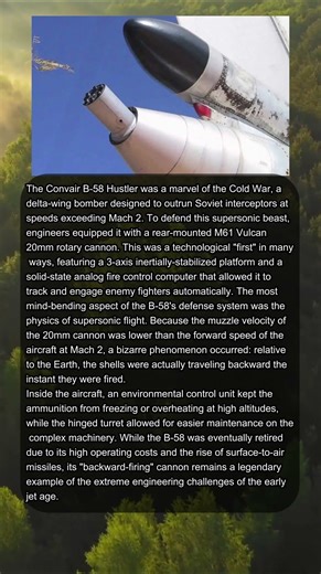 B-58’S "BACKWARD-FLYING" CANNON 💥