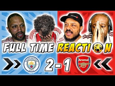 Arsenal Fans DEVASTATED 😫 Full Time Reactions to Man City 2-1 Arsenal | Premier League Fan Reactions