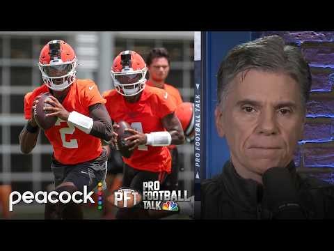 Shedeur Sanders ‘gaining ground’ in Browns QB competition | Pro Football Talk | NFL on NBC
