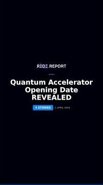Six Flags New England Sets Opening Date for Quantum Accelerator #Shorts