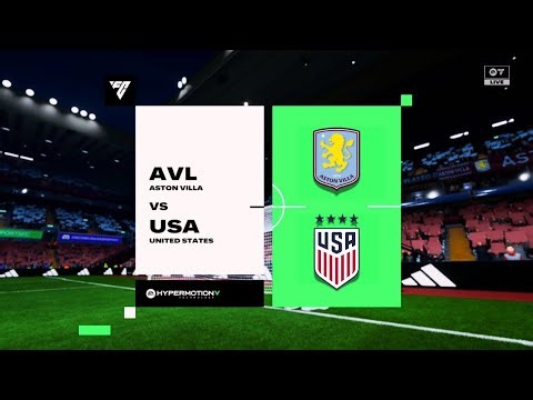 USWNT vs. Aston Villa | Women's Friendly | FC 26 Gameplay [4K 60FPS]
