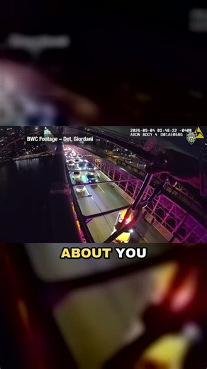 Officer Attempts to De-escalate Crisis on Bridge