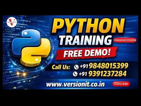 Python Training in Hyderabad | Learn Python with Real-Time Projects | Version IT