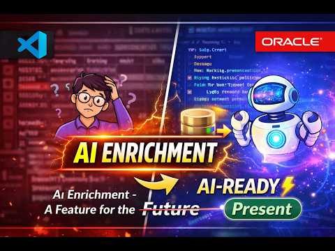 AI Enrichment in VS Code | Build an AI Ready Oracle DB (No Code & SQL Way)