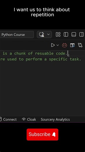 Intro to functions in Python #pythontutorial #coding