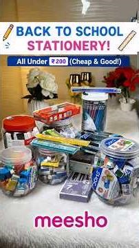 Back to School Haul Under ₹200 💖📚|Budget Stationery-Affordable School Essentials 🛍️#backtoschool