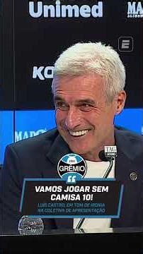 RESENHA MÁXIMA! GRÊMIO TEM NOVO CAMISA 10? LUÍS CASTRO FICOU SEM RESPOSTA! 🤫🤐🤣 #shorts