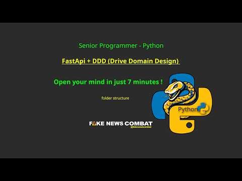 Python FastApi + DDD (Drive Domain Design)