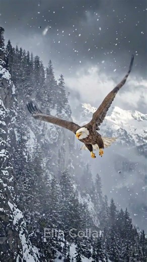 The Bald Eagle That Survived the Winter Storm #eagle #wildlife #eagles