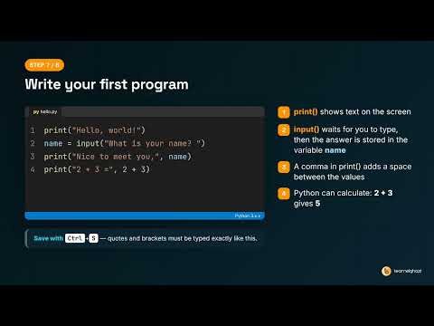 How to Install Python and VS Code on Windows (Beginner Tutorial) + Your First Program