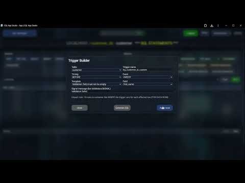 26 - Create Trigger in seconds in sql