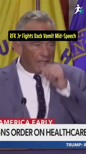 RFK Jr Fights Off Nausea Mid-Speech During LIVE Appearance