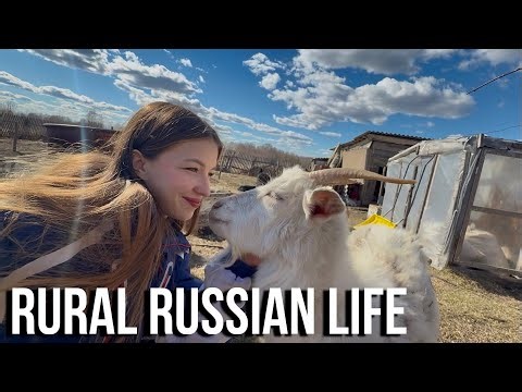 Wonderful Life in a Siberian Village: New Family Member On Our Farm & Trip to Another Countryside 🐐