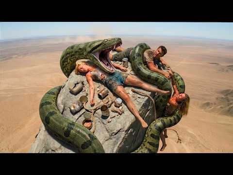 अजगर ने बनाया रेजिस्तान में आदमी को अपना शिकार | BoaVsPython | New Hollywood Movie