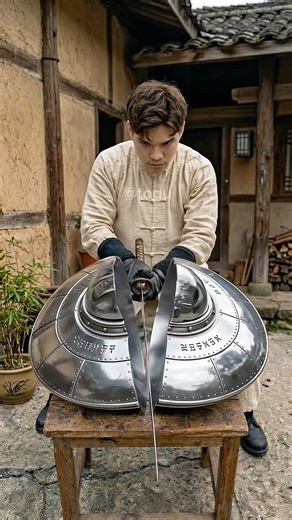 Samurai Sword vs Metal UFO