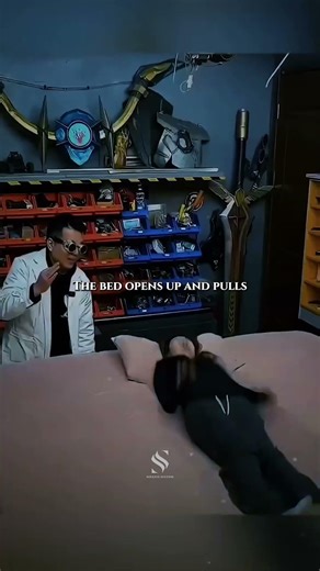 Earthquake Hits? This Bed Automatically Hides and Protects You Safely