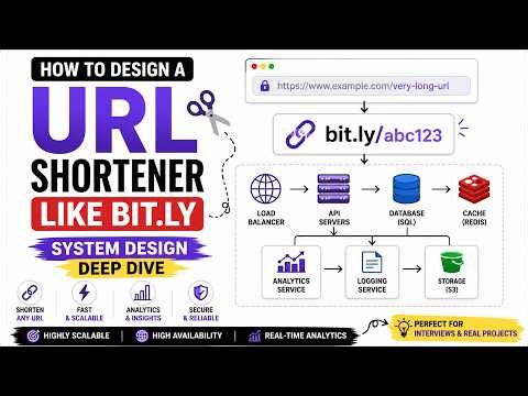 How to Design a URL Shortener Like Bit.ly | System Design Deep Dive
