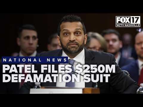 Patel files $250M defamation suit as he claims 'evidence' of 2020 election rigging