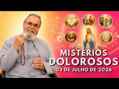 TERÇO DE APARECIDA HOJE 03/07/2026 SEXTA-FEIRA - 📿MISTÉRIOS DOLOROSOS📿 - SANTO TERÇO DE APARECIDA