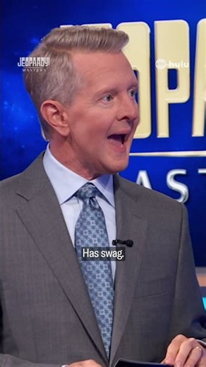 Jeopardy! Master? More like swag master. 😎 #JeopardyMasters