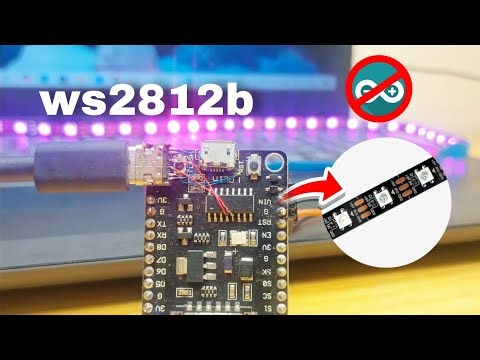 Esp8266+ws2812b #smarthome #led #rgb 