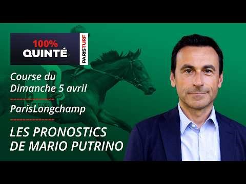 Pronostics Quinté PMU - 100% Quinté du Dimanche 5 avril à ParisLongchamp