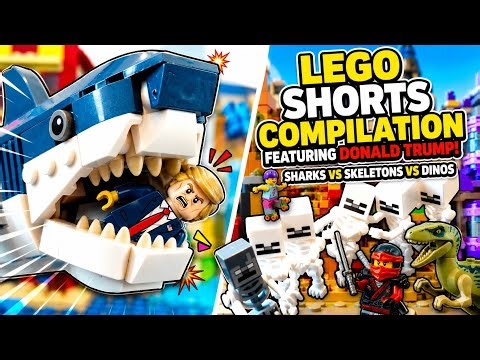 LEGO Compilation: Minecraft Dance, Shark Attacks, & Epic Builds! 🧱