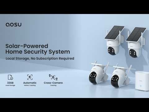 Best Wireless Security Camera System? AOSU 4 Cam Kit Tested!