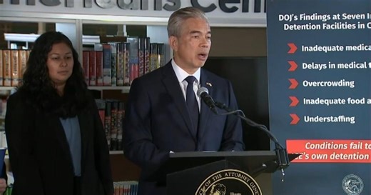 California's Attorney General calls conditions inside ICE detention centers inhumane
