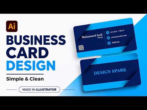 Modern Business Card Design step by step 💼 | Clean & Premium Branding Look ✨