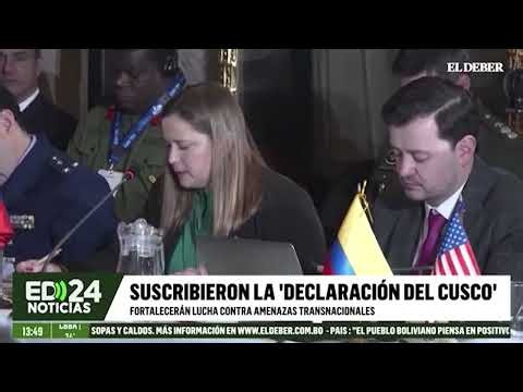 Bolivia, entre los 33 países que suscriben la Declaración de Cusco