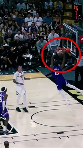 JAZZ vs NUGGETS! NOBODY HOME… THEN THIS DUNK! DUNK OF THE NIGHT? #nbablitz #nba#basketball #lakers