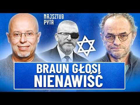 SUKCES BRAUNA TO NIENAWIŚĆ I ANTYSEMITYZM? Leder: Polacy nie wierzą w Jedwabne | Najsztub Pyta