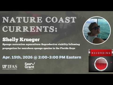 Sponge Restoration Aquaculture & Reproductive Viability in the Florida Keys - Shelly Krueger