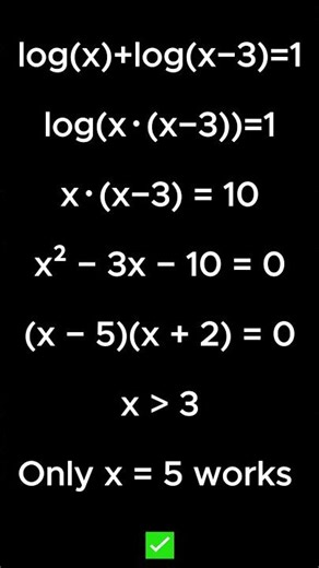 Most Students Fail This SAT Logarithm Problem 🤯