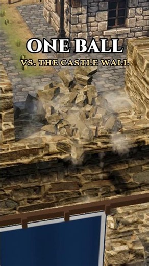 One ball took down the castle wall — Blood Volley