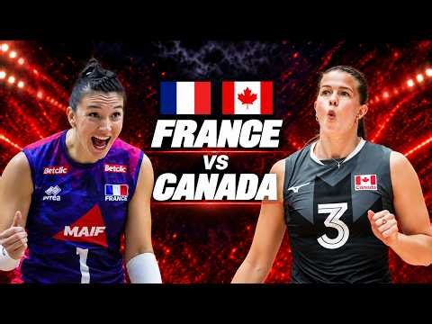 Canada vs France Epic Volleyball Battle Highlights