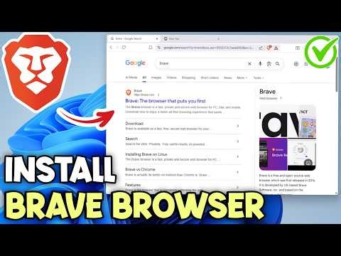 How to Install Brave Browser on PC & Laptop