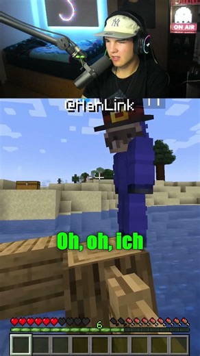 POV DEIN BOOT GEHT UNTER MIT MINECRAFT PHYSIK?!?...😏🥶 (Reaction) #minecraftshorts