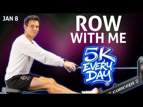 Your Pace, Your Row: Row 5K Every Day (Easy 22 Min) | RowAlong Rowing Machine Workout | ErgZone