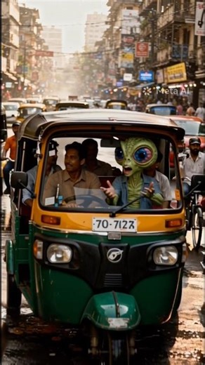 Alien driving auto #shortvideo #shorts #trending #viral
