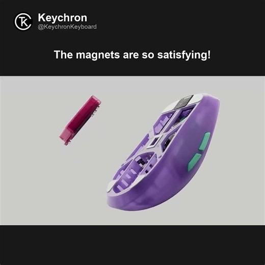 The Keychron G6 HE's Swappable Battery