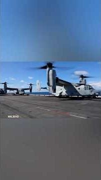 USMC MV-22B Osprey tiltrotors: Flight operations in the Caribbean