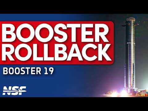 SpaceX rolls back Booster 19 from Pad 2