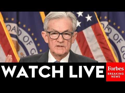 LIVE: Fed Chairman Jerome Powell Holds Press Briefing After Warsh Advances Out Of Committee