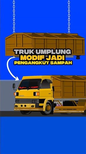 MODIF TRUK UMPLUNG PENGANGKUT SAMPAH #trukmania #trukpasir #trukoleng #truktronton #trukmolen